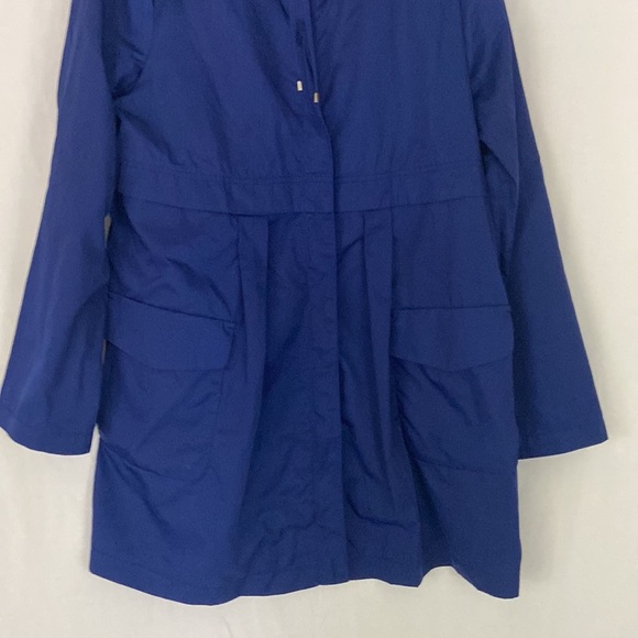 Joan Rivers Blue Rain Trench Coat Jacket Size XS - Picture 4 of 9